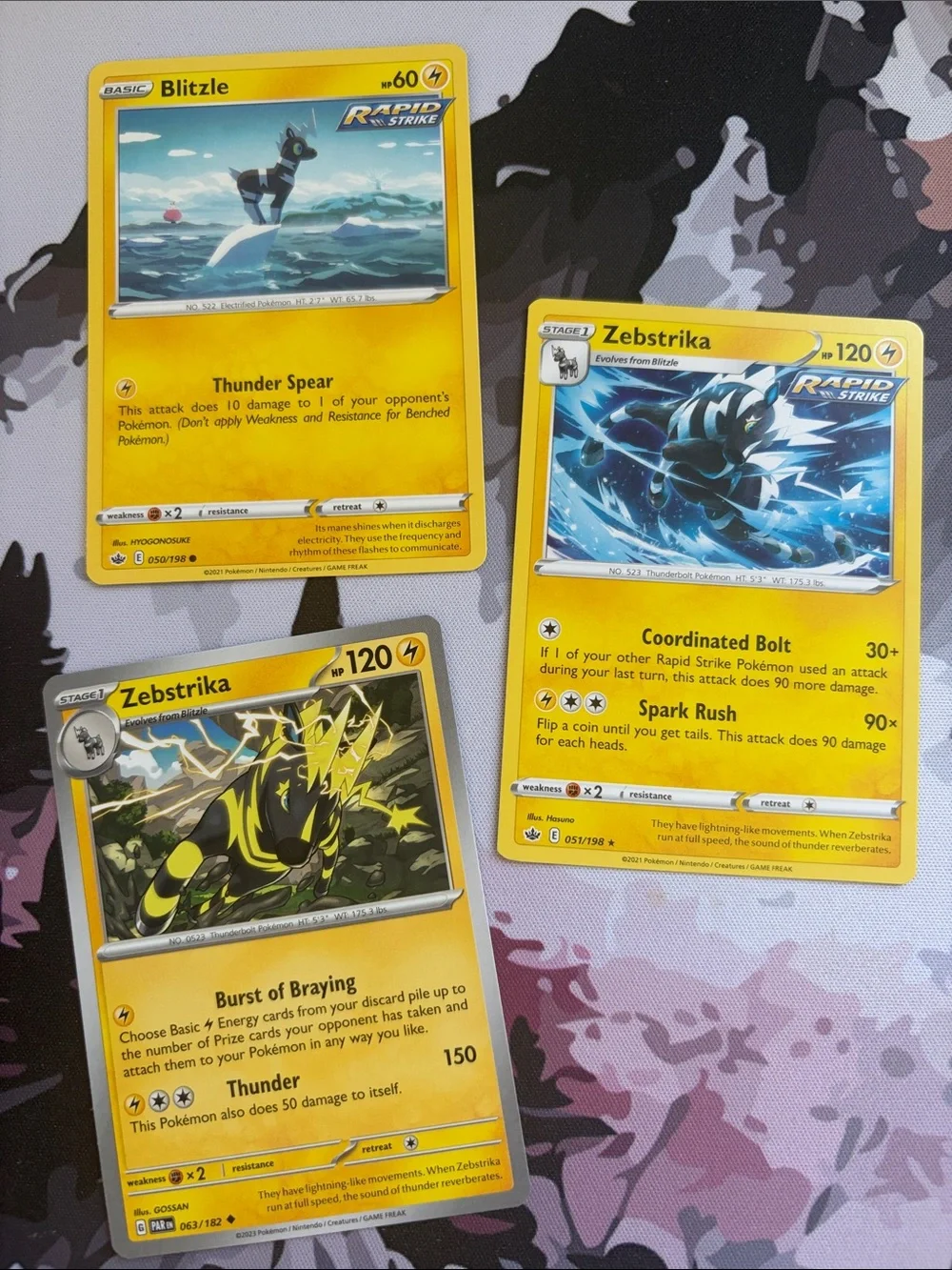 Blitzle & Zebstrika Evolution Lot | 3 Pokémon Cards | ✨5/$25✨